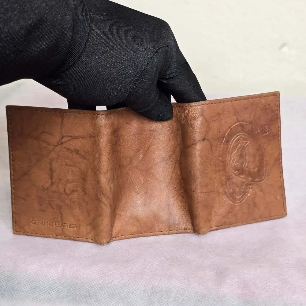 Arizona Diamondbacks MLB Embossed Logo Genuine Leather Trifold Wallet